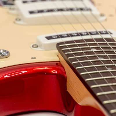 2003 Yamaha SGV-300 Flying Samurai Guitar – Metallic Red – with Hardshell Case image 10