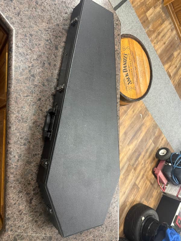 Coffin Case Hard Guitar Case with Keys image 1