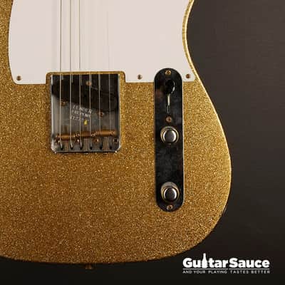 Fender Custom Shop ’52 Telecaster Journeyman Aged Gold Sparkle 2023 Used (Cod.1339UG) image 5
