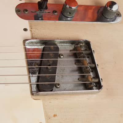 Fender Telecaster Solid Body Electric Guitar (1958), ser. #026990, black tolex hard shell case. image 17