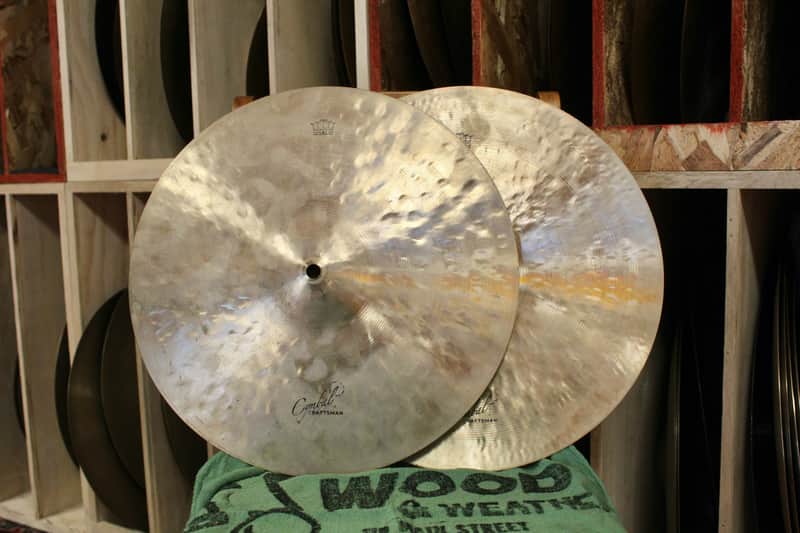 Cymbal Craftsman 15" EAK Style Flange Hi-Hats 977/1295g - Used image 1