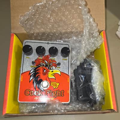 Electro-Harmonix Cock Fight Cocked Talking Wah- Orange / Gray / Yellow image 2