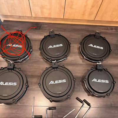 Alesis Mesh Pad 12" Dual-Zone Electronic Drum Pad 2010s - Black image 1