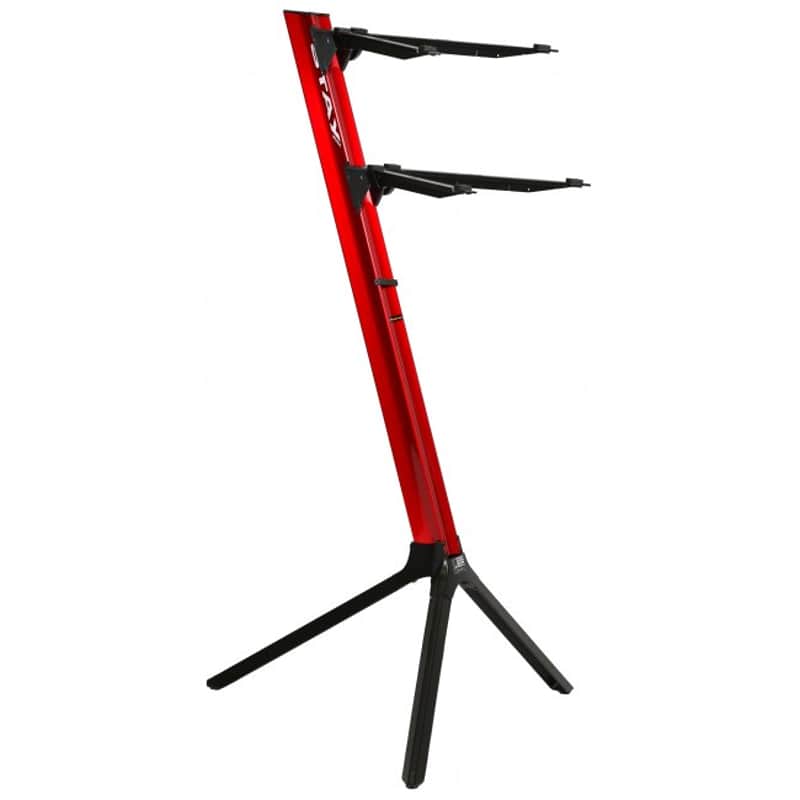 STAY Slim 1100/02 Red Etagen-Keyboardständer 110cm rot image 1