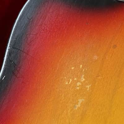 1965 Fender Jaguar L Series Sunburst All Original with Case image 15