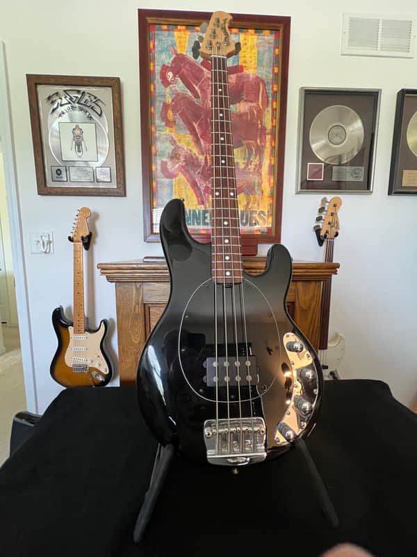 Ernie Ball Music Man StingRay 3EQ 2004 Black W/ Hardcase image 1