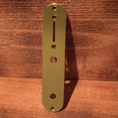 SGM Tele Control Plate, Gold NOS image 1