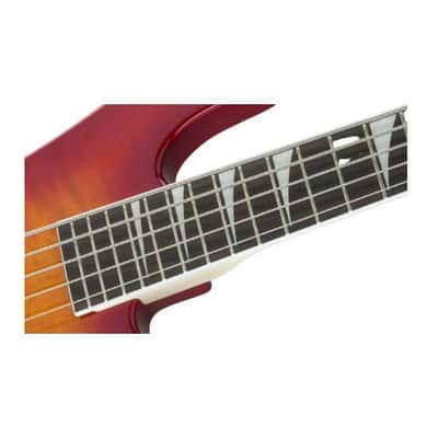 Jackson JS Series Concert Bass JS3VQ 5-String Electric Guitar (Cherry Burst) image 9