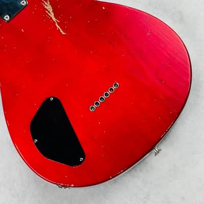 Fender '72 Telecaster Deluxe Neck & German Carve Body Partscaster 2006 - Red image 11