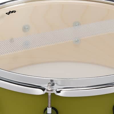 PDP Concept Maple 5.5x14" Snare Drum – Satin Olive Finish Ply image 6