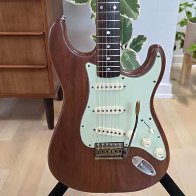 ESP SE Stratocaster Custom 80s Natural Mahogany Body USA Kent Armstrong Vintage American DiMarzio Pickup Brass Kahler Bridge Gotoh Switch MIJ Japan UK Fender Super Strat Parts Guitar Partscaster image 21
