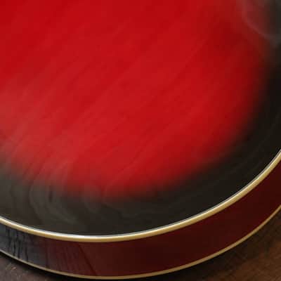 2015 Ibanez Artcore AF75-TRS-12-06 Hollowbody Electric Guitar Trans Red Sunburst + Hard Case image 15