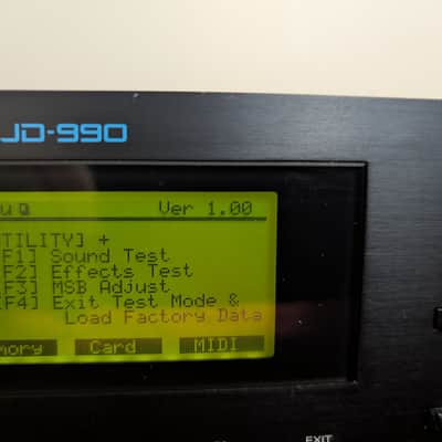 Roland Super JD-990 Sound Module Synth with SR-JV80-04 Vintage Synth Expansion 1993 - 1996 - Black RackMount Synthesizer Rack Mount Unit image 6