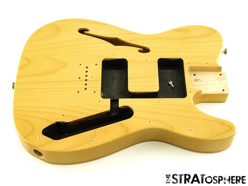 Fender Squier Classic Vibe 70s Tele Thinline BODY Telecaster Natural image 1