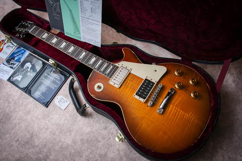 GIBSON USA Custom Shop Signature Jimmy Page "Number Two" Les Paul Reissue Tom Murphy Aged 41# "Page Burst" (2009) image 1