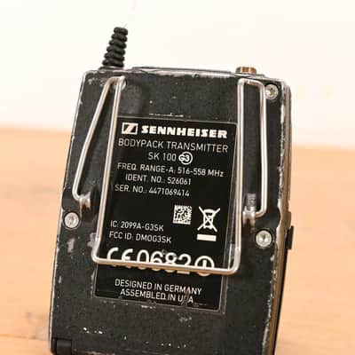 Sennheiser ew 100 G3 Bodypack Wireless System - A Range NO POWER SUPPLY CG01ZM0 image 15