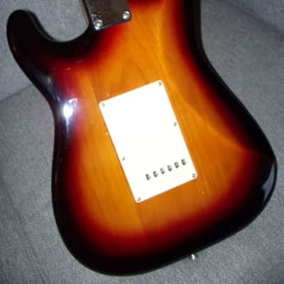 Harmony Stratocaster Style 80T  1985 Sunburst Electric Guitar image 6