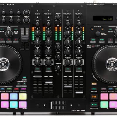 Roland DJ-707M 4-deck Serato DJ Pro Controller with Drum Machine and Vocal Transformer image 1