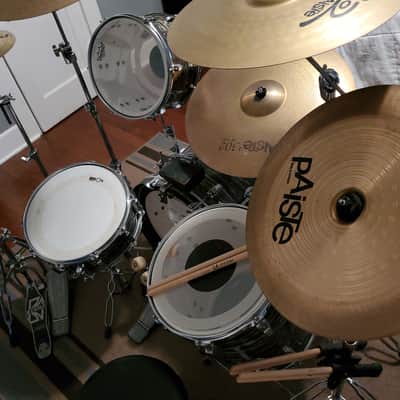 Ludwig Classic Maple Fab Outfit 9×12 / 14x14 / 14x20 Drum Set 1966 - Black Oyster Pearl image 7