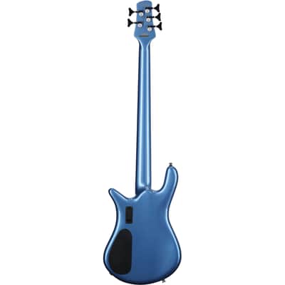 Spector Euro 5 Classic Electric Bass, 5-String (with Gig Bag), Metallic Blue Gloss image 3
