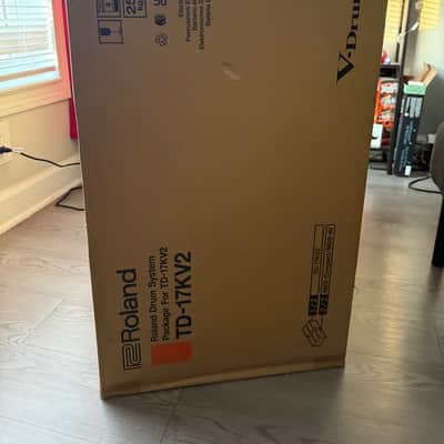 Roland TD-17KV2 V-Drum Kit with Mesh Pads 2022 - Present - Black image 1