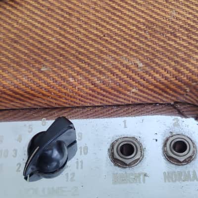 1955 Fender Bassman 5E6-A Narrow Panel 40-Watt 4x10" Guitar Combo Tweed image 10