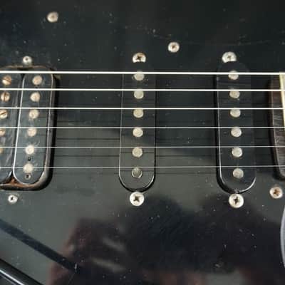 Fender Stratocaster Contemporary HSS Floyd Rose MIJ Fujigen E6 Black 1986-1987 image 10
