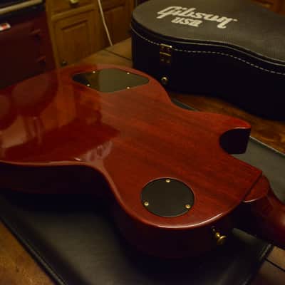 Gibson Les Paul Wine Red Guitar Gold Hardware Deluxe Tuners USA Case OHSC image 14