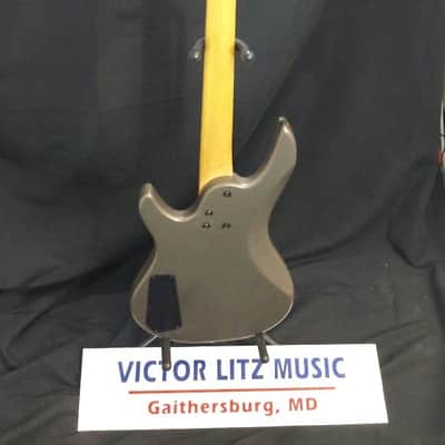 Samick Artist Series Frettless Bass Guitar 1990's Textured Gray image 8
