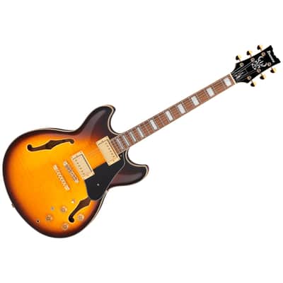 John Scofield JSM10EM TTB Two-Tone Burst Ibanez image 1