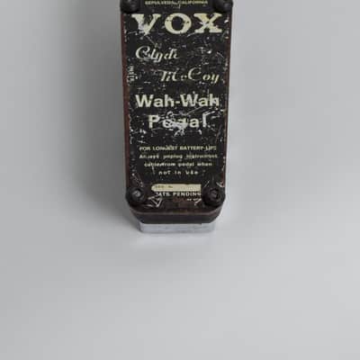 Vox Clyde McCoy Wah-Wah Pedal Effect (1967), ser. #4277. image 5