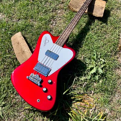 Gibson Non Reverse Thunderbird Bass Guitar 2022 - Sparkling Burgundy image 3