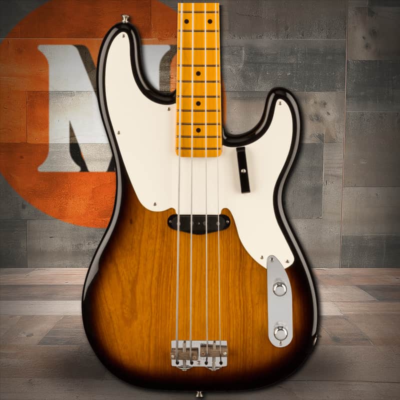 Fender American Vintage II 1954 Precision Bass Maple Fingerboard - 2-Color Sunburst image 1