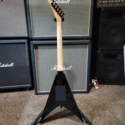 Jackson "Custom Rhinestone" JS32 King V Gloss Black 2019 image 6