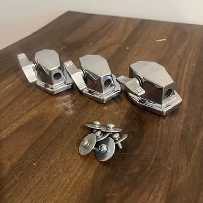 Set of (3) - Vintage Pearl DLX MLX Floor Tom Mounts image 5
