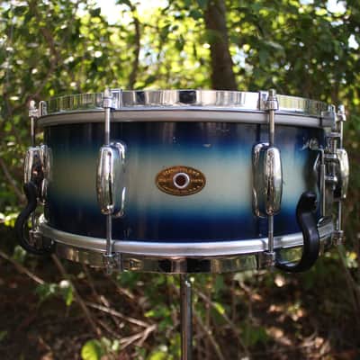 1959 Slingerland Student Model RadioKing 3-Ply Blue & Silver Duco image 1