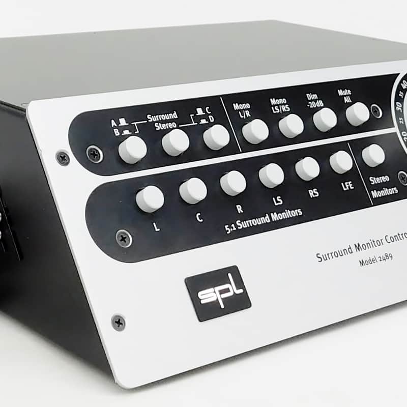 SPL SMC Model 2489 Surround Monitor Controller Silver / Black