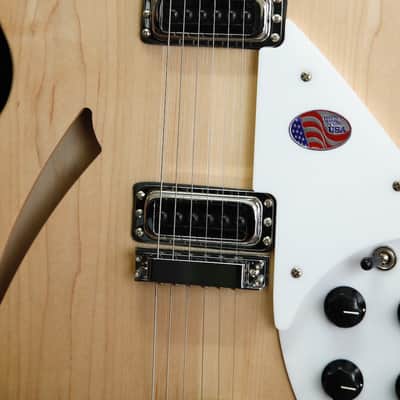 Rickenbacker 330 Mapleglo Semi-Hollow Electric Guitar image 3