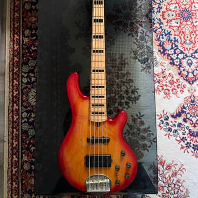 Lakland Skyline 5502 2005 - Cherry Burst image 1