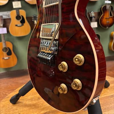 Gibson Custom Shop Alex Lifeson Rush 40th Anniversary Les Paul Axcess Quilted Ruby Red R40 image 8