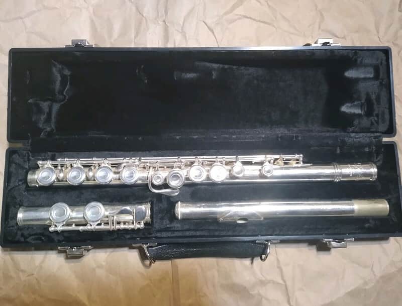 Emerson Alpha Model Concert Flute, USA, with Case, Very Good Condition image 1