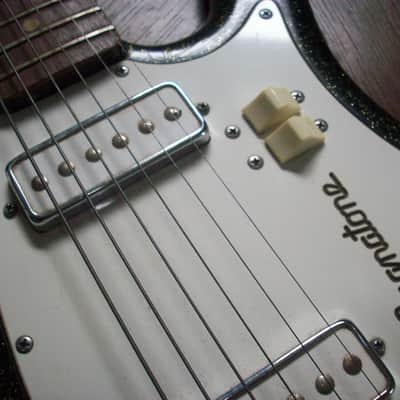 Magnatone Starstream X-5 Zephyr 1964 - 1966 - Black Sparkle image 5