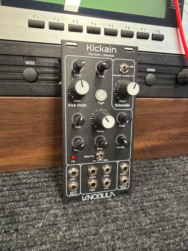 Knobula Kickain Kick Drum & Sidechain Eurorack Module 2022 - Present - dark mode image 1