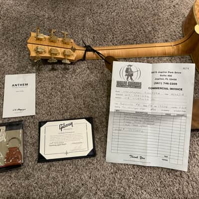 Gibson J-200 Montana Gold 120th Anniversary Custom Shop 2015 - Quilted Maple image 6