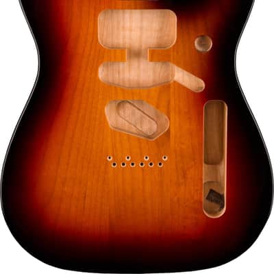 Fender - Deluxe Series Telecaster® SSH Alder Body Modern Bridge Mount 3-Color Sunburst image 1