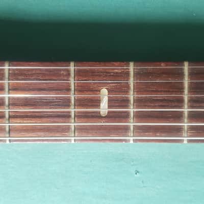 Vintage 60s Japan Teisco Bobcat Solid Single Coil Electric Guitar Red Black image 7