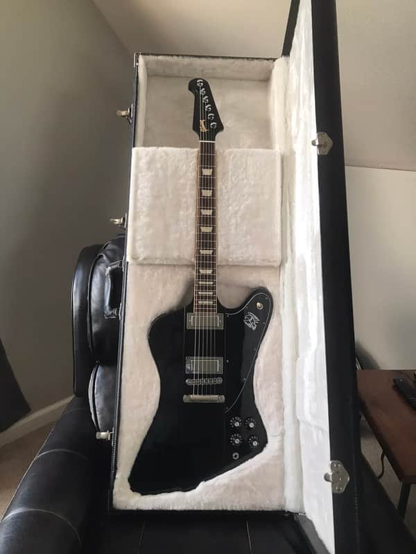 Gibson Firebird V 2013 - Black with Upgrades and Original Gibson Hard Case image 1
