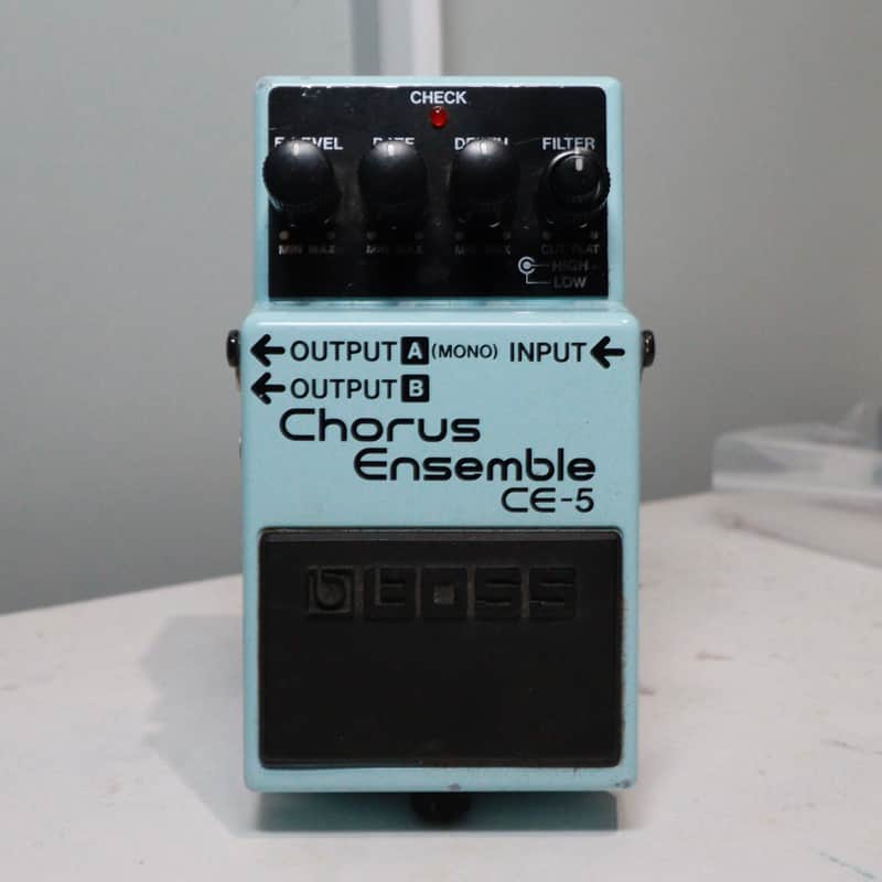 Boss CE-5 Chorus Ensemble - Analog version (Pink Label) 1991 - 2001 - Blue image 1