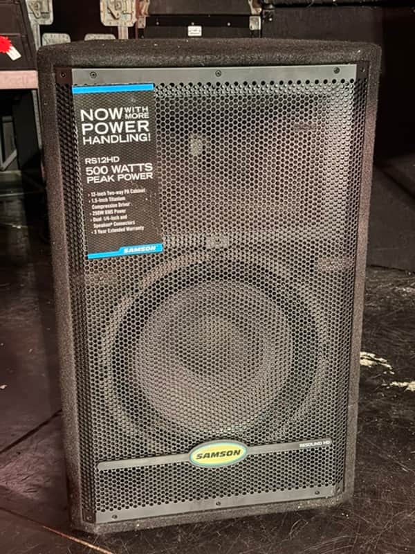 Samson Resound HD RS12HD 500W 12" Single Speaker/Monitor image 1