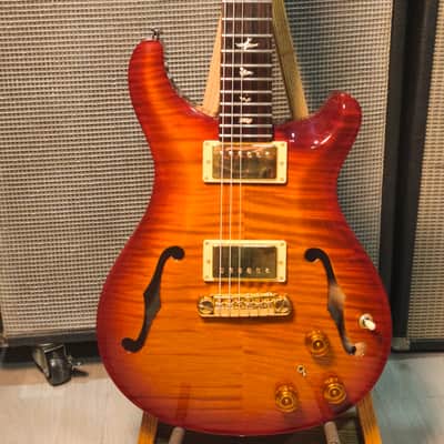 PRS Hollowbody II 2003 Dark Cherry Sunburst for sale or Trade image 2